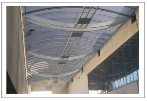 Polycabonate Skylights Nodular Spaceframes Aluminium Claddings