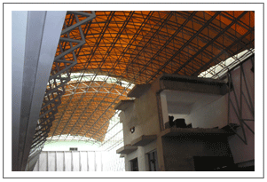 Polycabonate Skylights Nodular Spaceframes Aluminium Claddings